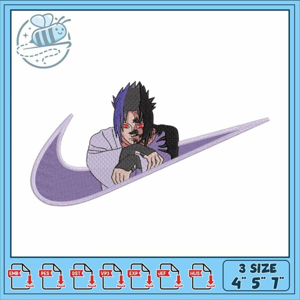 Stylish Embroidery Design Sega Characters Nike Logo