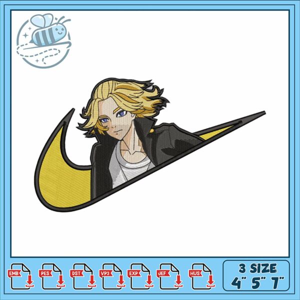 Stylish Embroidery Design in Three Sizes Available