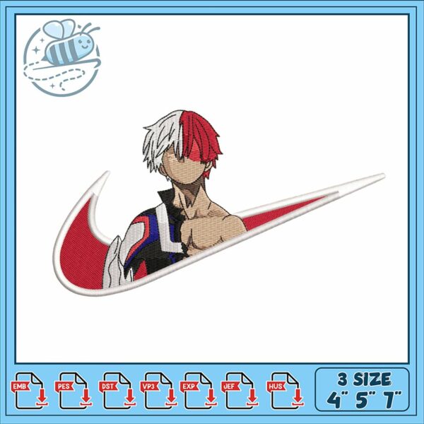 Stylish Embroidery Design of Heroic Character 4 5 7 Inches