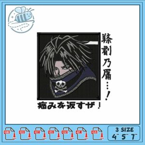 Stylish Embroidery Design of Mystery Character Art