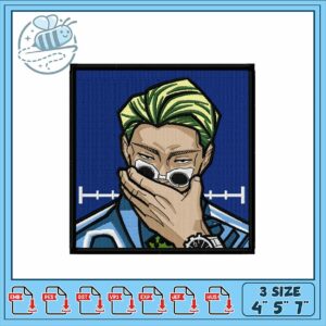 Stylish Embroidery Design of Trendy Character Art