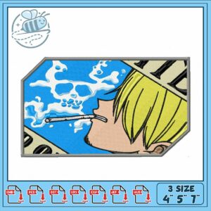 Stylish Embroidery Design of a Dreamy Character