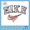 Stylish Nike Inspired Embroidery Design 3 Sizes