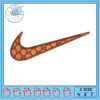 Stylish Nike Heart Embroidery Design in Three Sizes