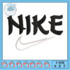 Stylish Nike Inspired Embroidery Design in Three Sizes