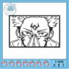 Sukuna x yuji design art embroidery, yuji itadori sukuna​ embroidery