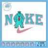 Sulley Nike Embroidery Design