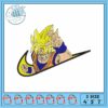 Super Saiyan Embroidery Design in Three Sizes