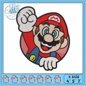 Super mario bros embroidery, super mario bros 3​ embroidery