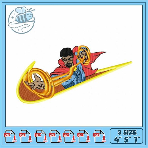 Superhero Embroidery Design for Stitching Projects