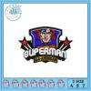 Superman Embroidery Design in Three Sizes Available