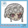 Luffy gear4 art embroidery, luffy gear 4 snakeman​ embroidery