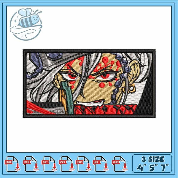 Tengen uzui design embroidery, tengen uzui​ embroidery