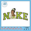 Tiana Name Embroidery Design 4x5x7 Inch