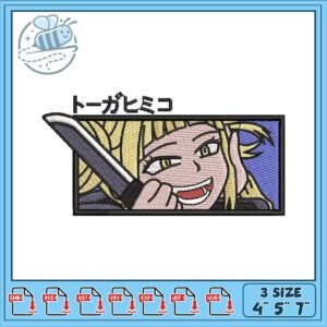 Toga himiko smile design embroidery
