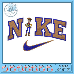 Toy Story Nike Embroidery Design