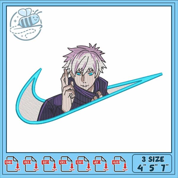 Unique Anime Inspired Embroidery Design File Download