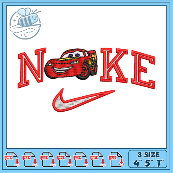 Unique Embroidery Design Cars Theme for Kids Apparel