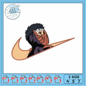 Unique Embroidery Design Ninja Mask Art for Apparel