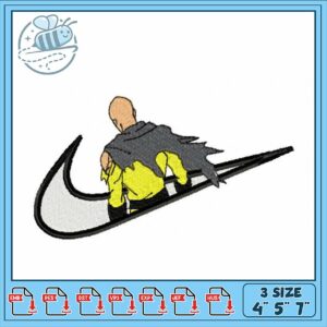 Unique Embroidery Design Superhero Caped Figure 4 5 7