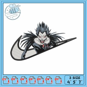Unique Embroidery Design for Fans of Dark Themes