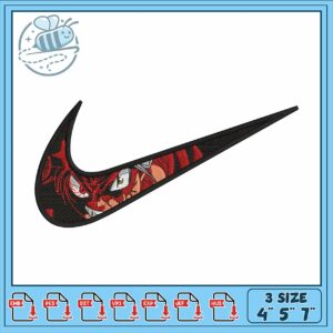 Unique Embroidery Design for Nike Logo Style Art