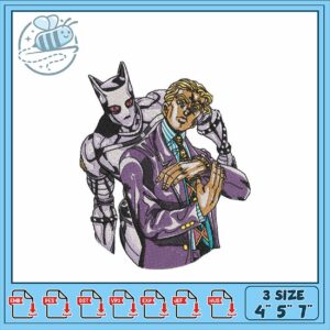 Unique Embroidery Design for Robot and Character Art