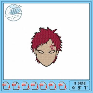 Unique Embroidery Design for Stylish Apparel 3 Sizes