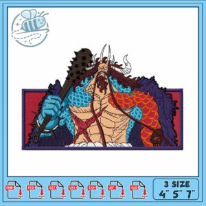 Unique Embroidery Design for Warrior Art Lovers
