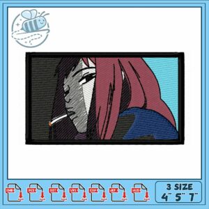 Unique Embroidery Design of Stylish Character Art