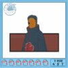 Unique Embroidery Design Ninja Style for Apparel