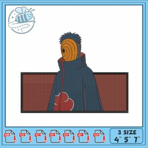 Unique Embroidery Design of a Stylish Character