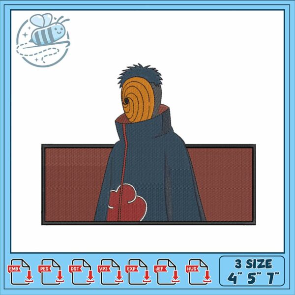 Unique Embroidery Design of a Stylish Character