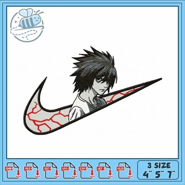 Unique Embroidery Design with Striking Character Art