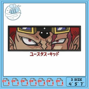 Unique Eustass Kid Embroidery Design Collection