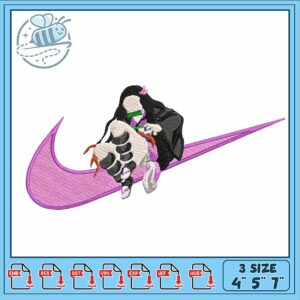 Unique Nike Inspired Embroidery Design Download Size Options