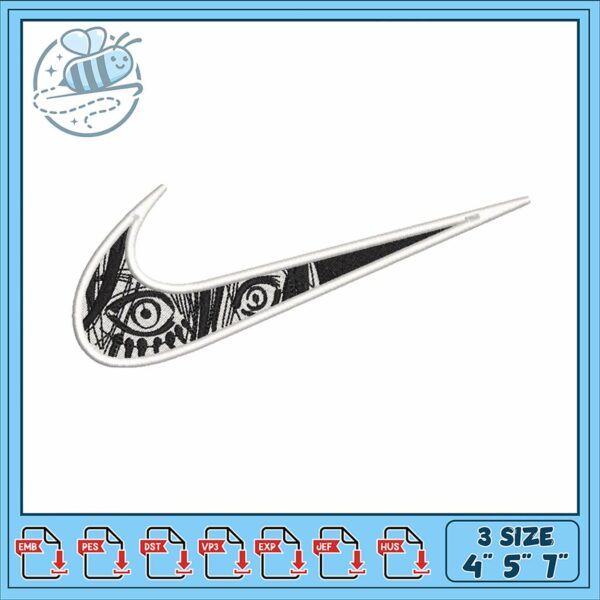 Unique Nike Swoosh Embroidery Design for All Sizes