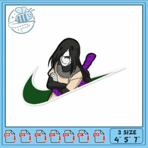 Unique Ninja Embroidery Design for Craft Projects