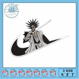 Unique Samurai Embroidery Art Design Digital File