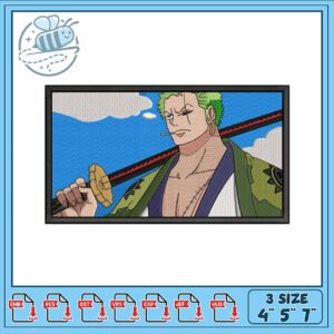 Unique Samurai Embroidery Design for Craft Lovers