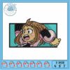 Luffy eating design art embroidery, dragon d luffy​ embroidery