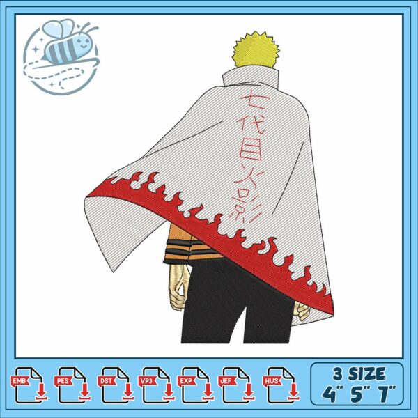 Uzumaki naruto design art embroidery, naruto​ embroidery