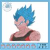 Vegata saiyan design embroidery, dragon ball movies​​ embroidery