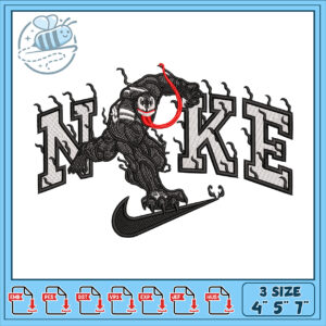 Venom Nike Embroidery Design