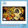 Vibrant Anime Embroidery Design File for Crafts