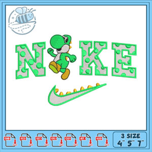 Yoshi Nike Embroidery Design